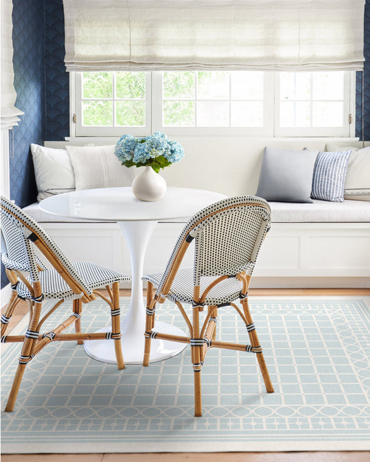 Gray Malin Palm Beach Powder Blue Tufted Rug
