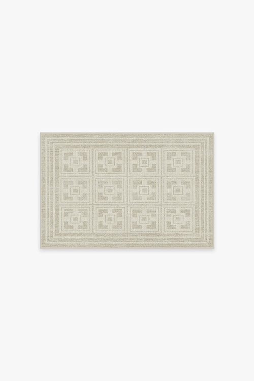 Gray Malin Palm Springs Ivory Stone Tufted Rug