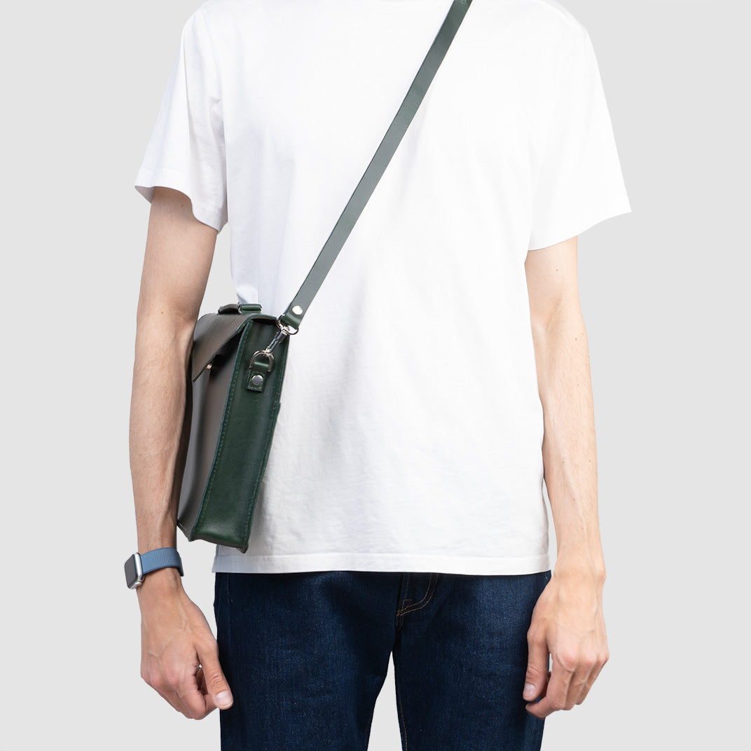 Leather Briefcase (Mahogany)