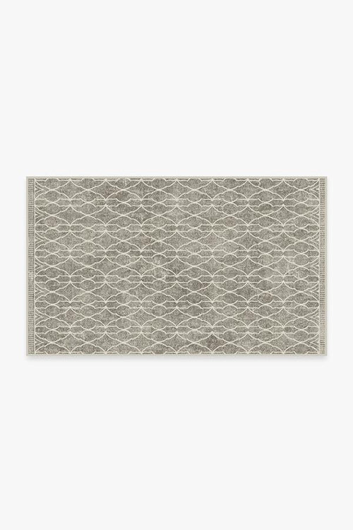 Grogu™ Trellis Ash Grey Tufted Rug