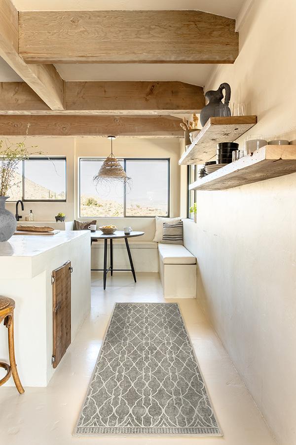 Grogu™ Trellis Ash Grey Tufted Rug