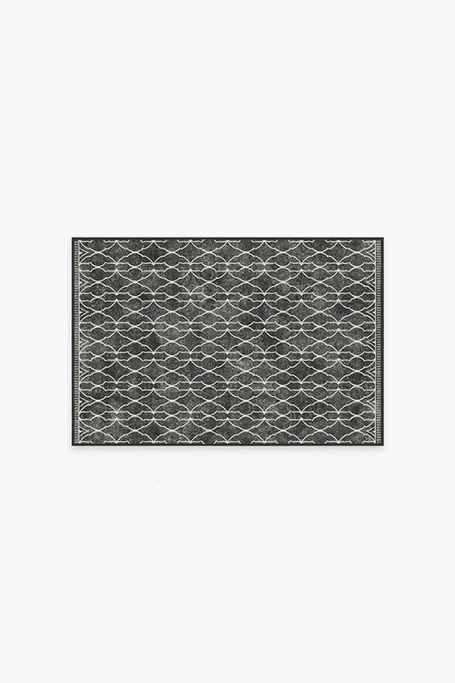 Grogu™ Trellis Black Tufted Rug