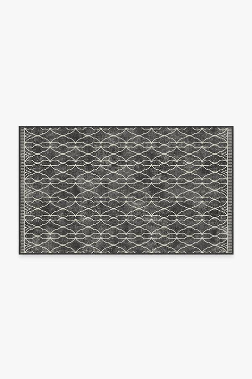 Grogu™ Trellis Black Tufted Rug