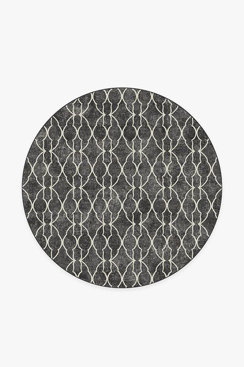 Grogu™ Trellis Black Tufted Rug