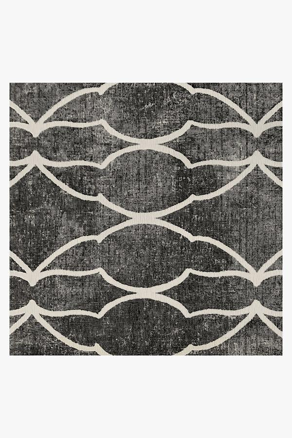 Grogu™ Trellis Black Tufted Rug