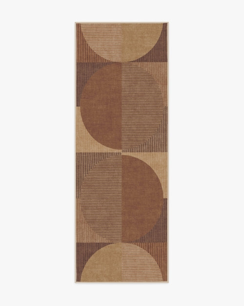 Harlow Copper & Brown Tufted Rug