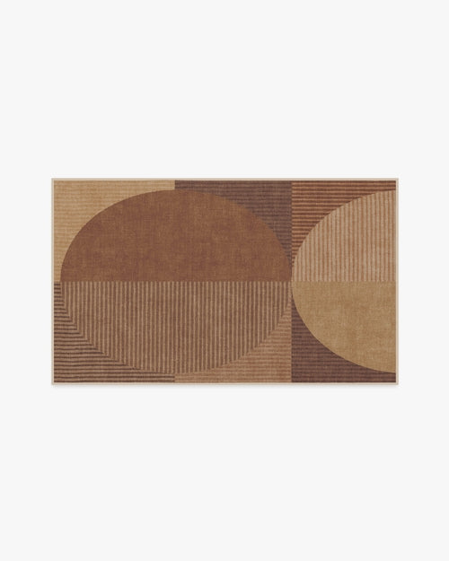 Harlow Copper & Brown Tufted Rug