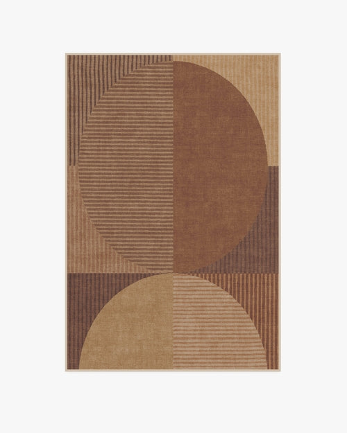 Harlow Copper & Brown Tufted Rug