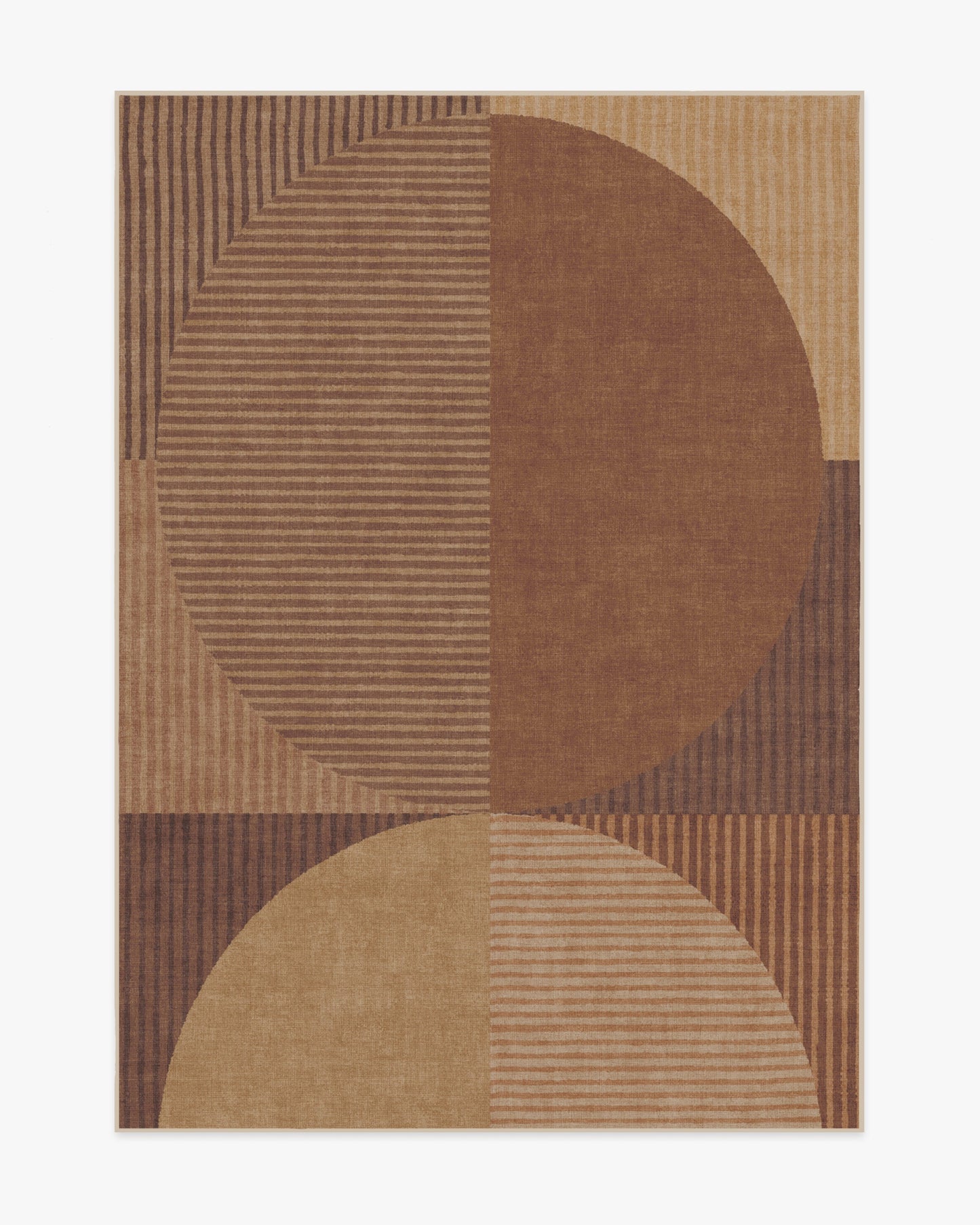 Harlow Copper & Brown Tufted Rug