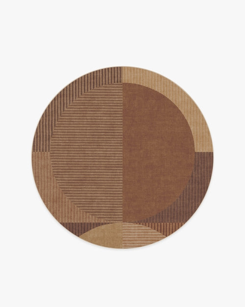Harlow Copper & Brown Tufted Rug