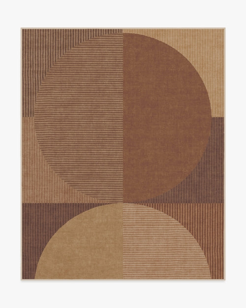 Harlow Copper & Brown Tufted Rug