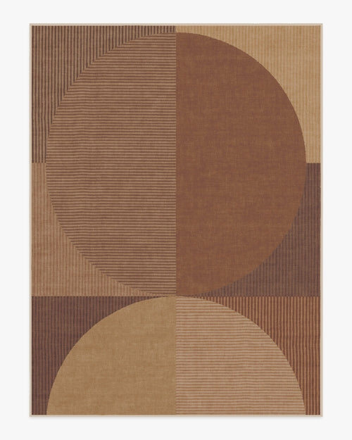 Harlow Copper & Brown Tufted Rug