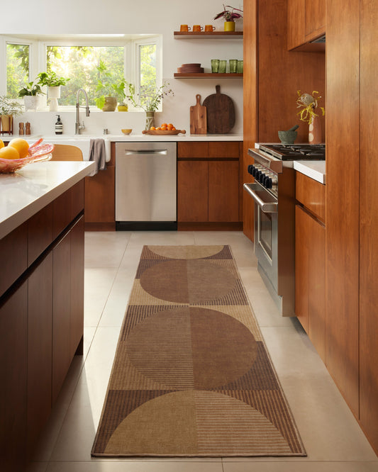 Harlow Copper & Brown Tufted Rug
