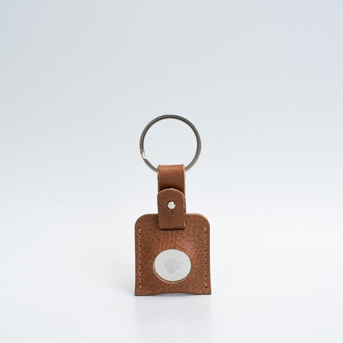 Leather AirTag Keyring