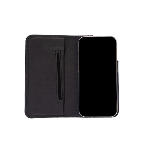 iPhone 15 series Leather Folio Case Wallet with MagSafe - The