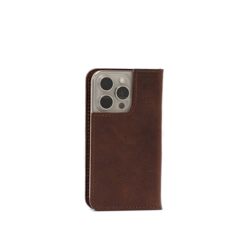 iPhone 15 series Leather Folio Case Wallet with MagSafe - The