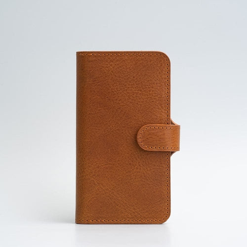 iPhone 12/13 series Full-Grain Leather Folio Case Wallet with MagSafe