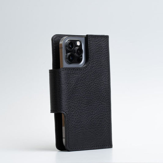 Leather folio wallet with Magsafe 1.0 - SALE