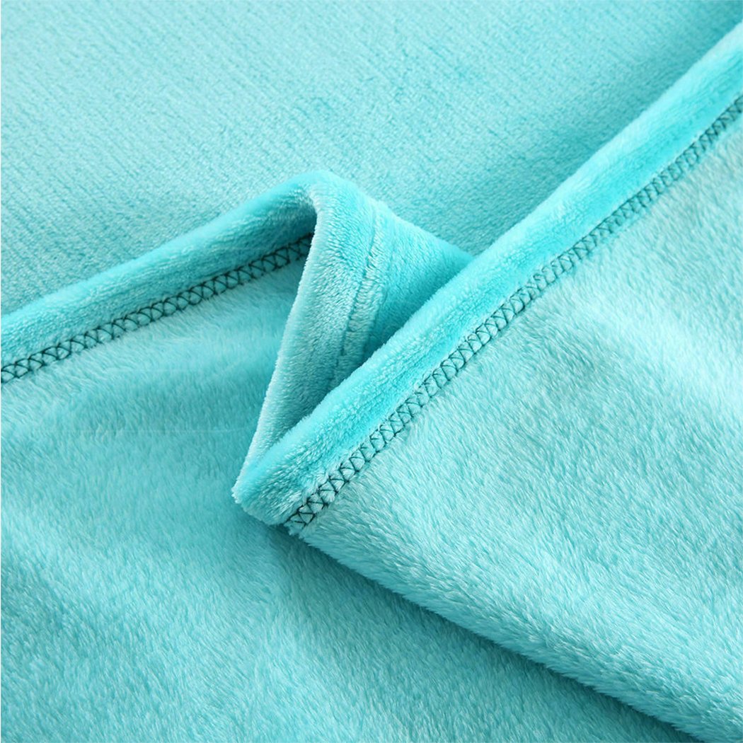 DreamZ 320GSM 220x240cm Ultra Soft Mink Blanket Warm Throw in Teal