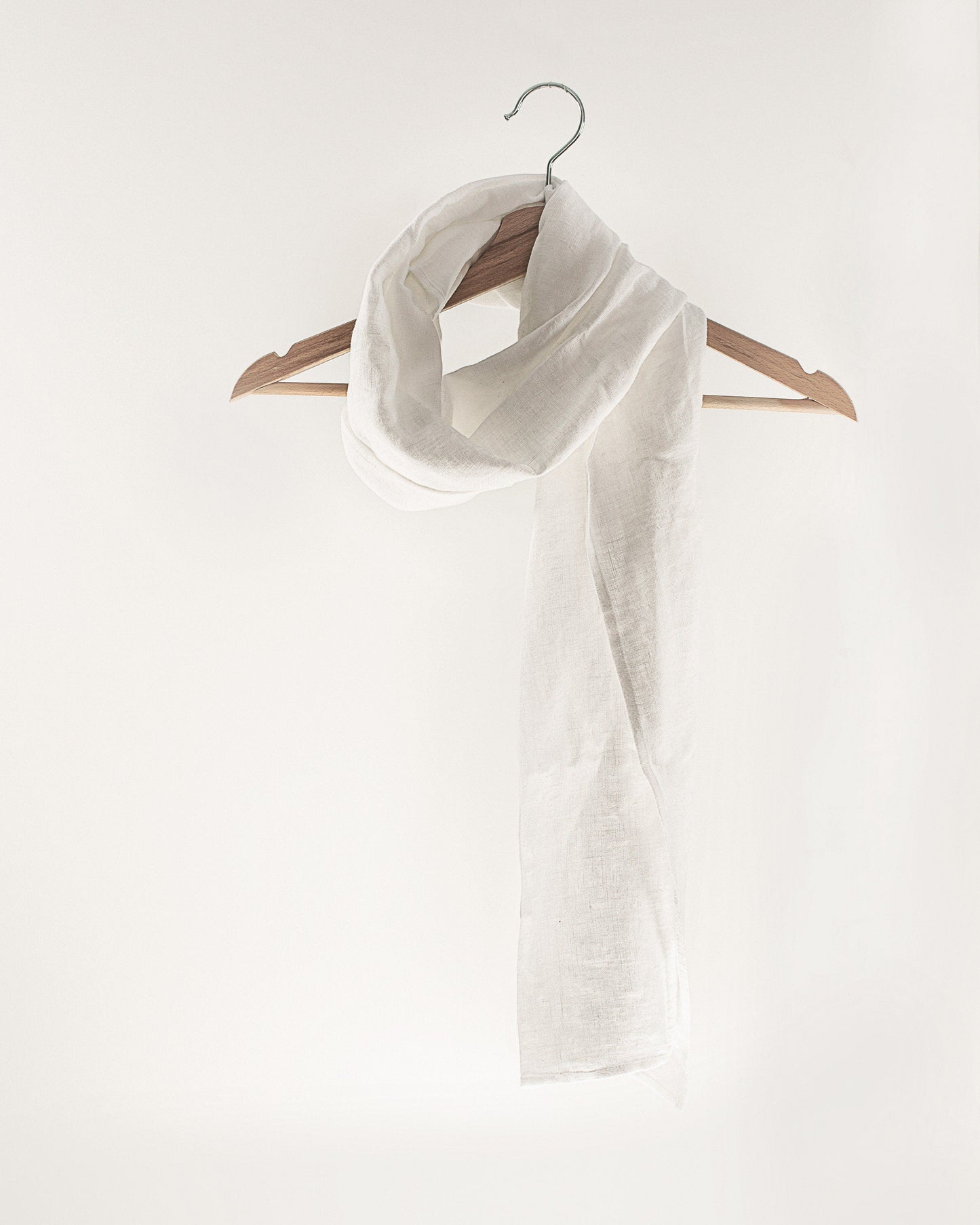 Linen scarf in Pale Pink