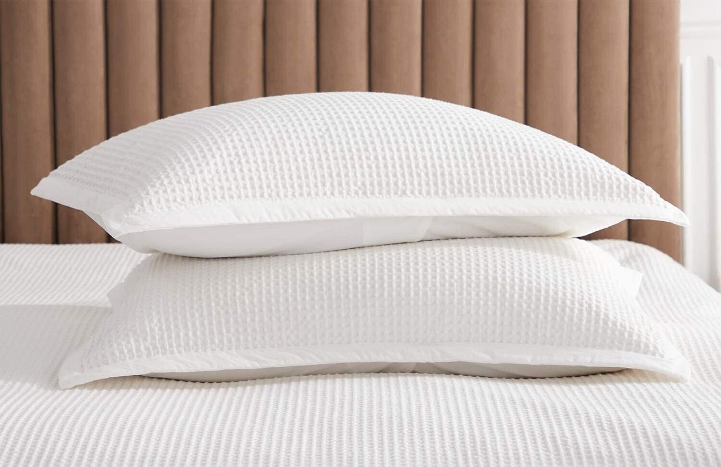 Waffle Weave Pure Linen Duvet Cover Sets
