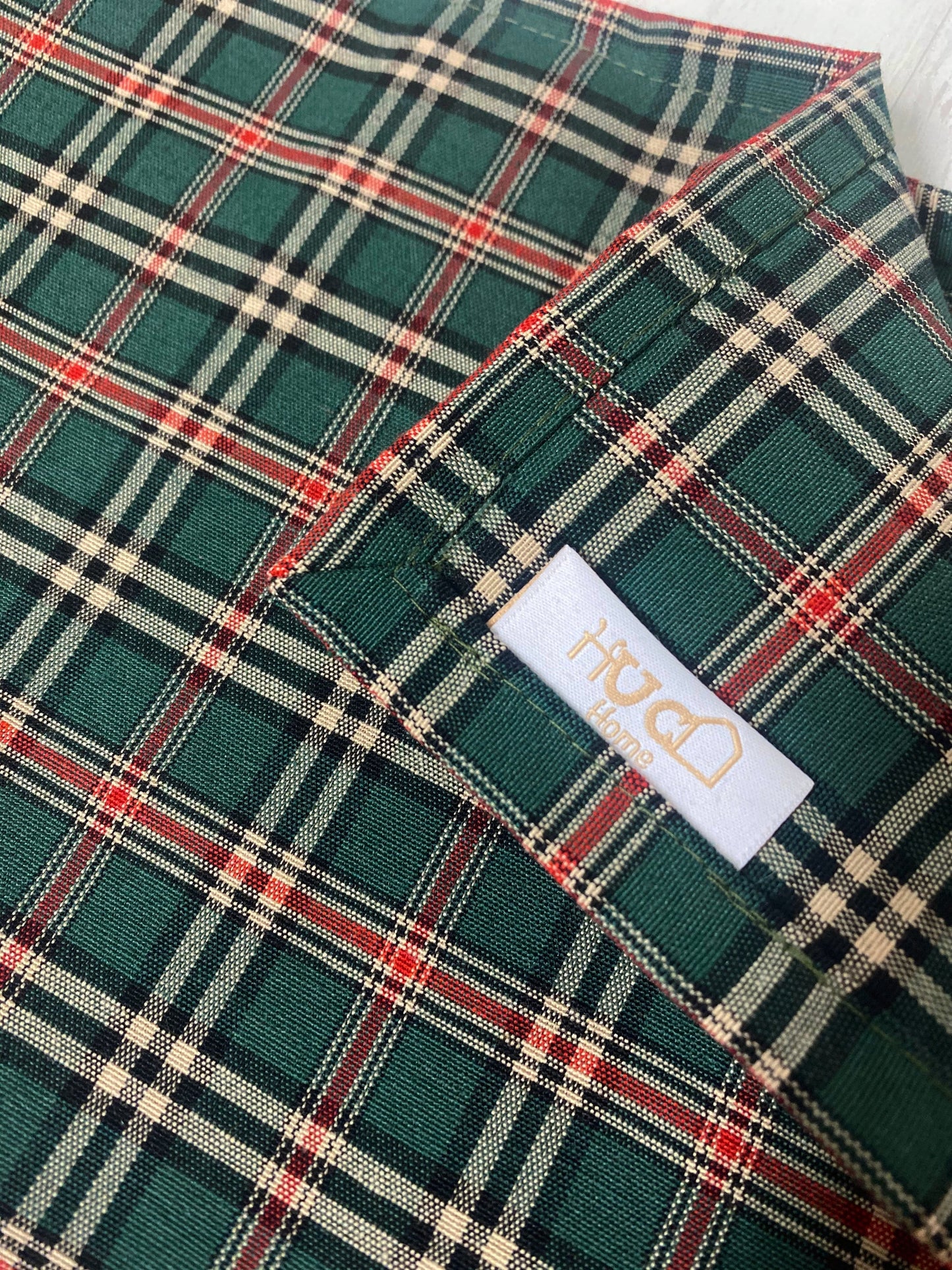 PACK SERVILLETAS TARTÁN VERDE