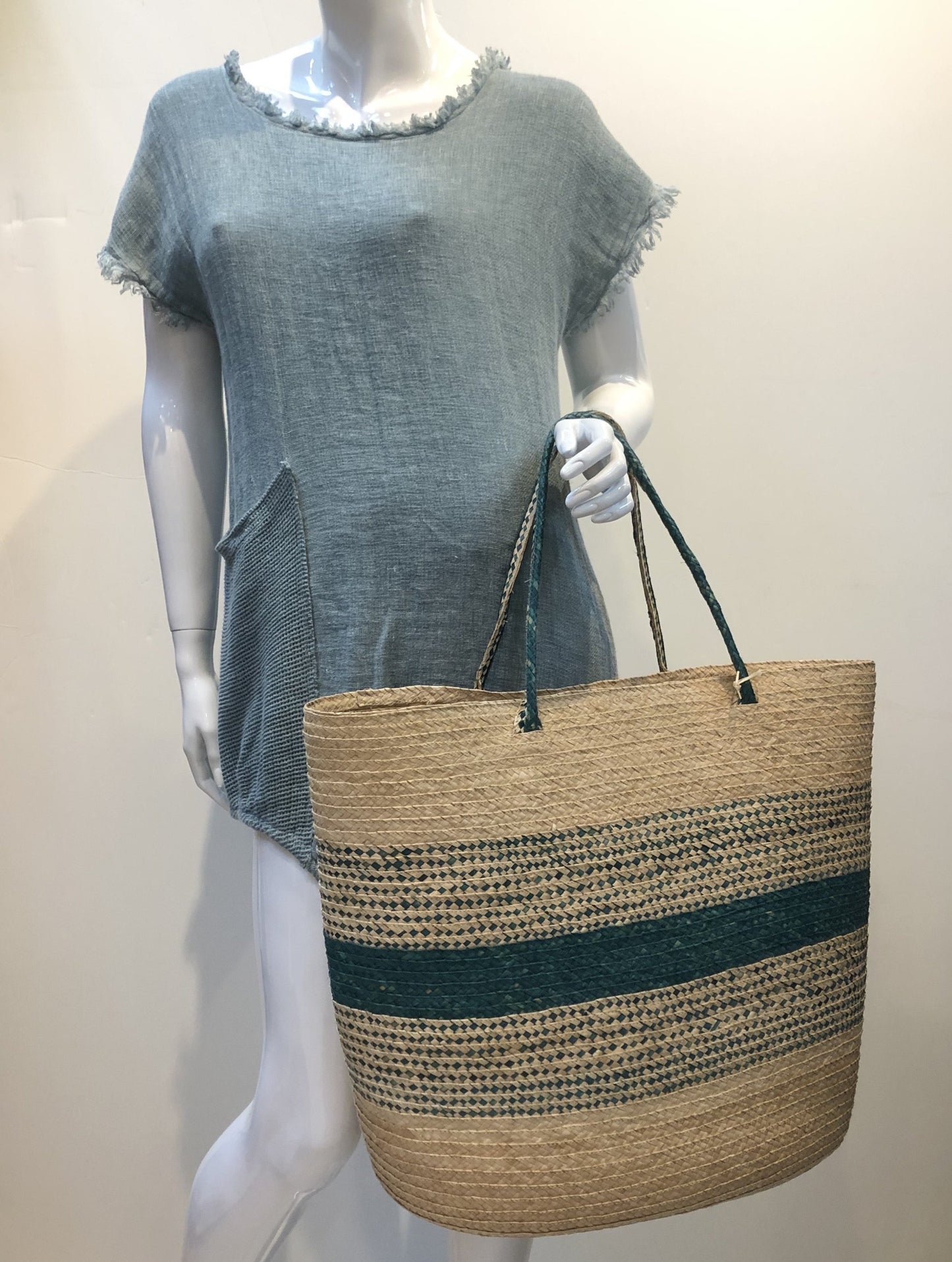 Artisan Turquoise Oversized Tote