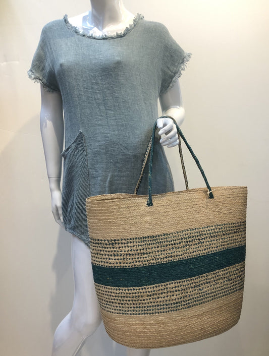 Artisan Turquoise Oversized Tote
