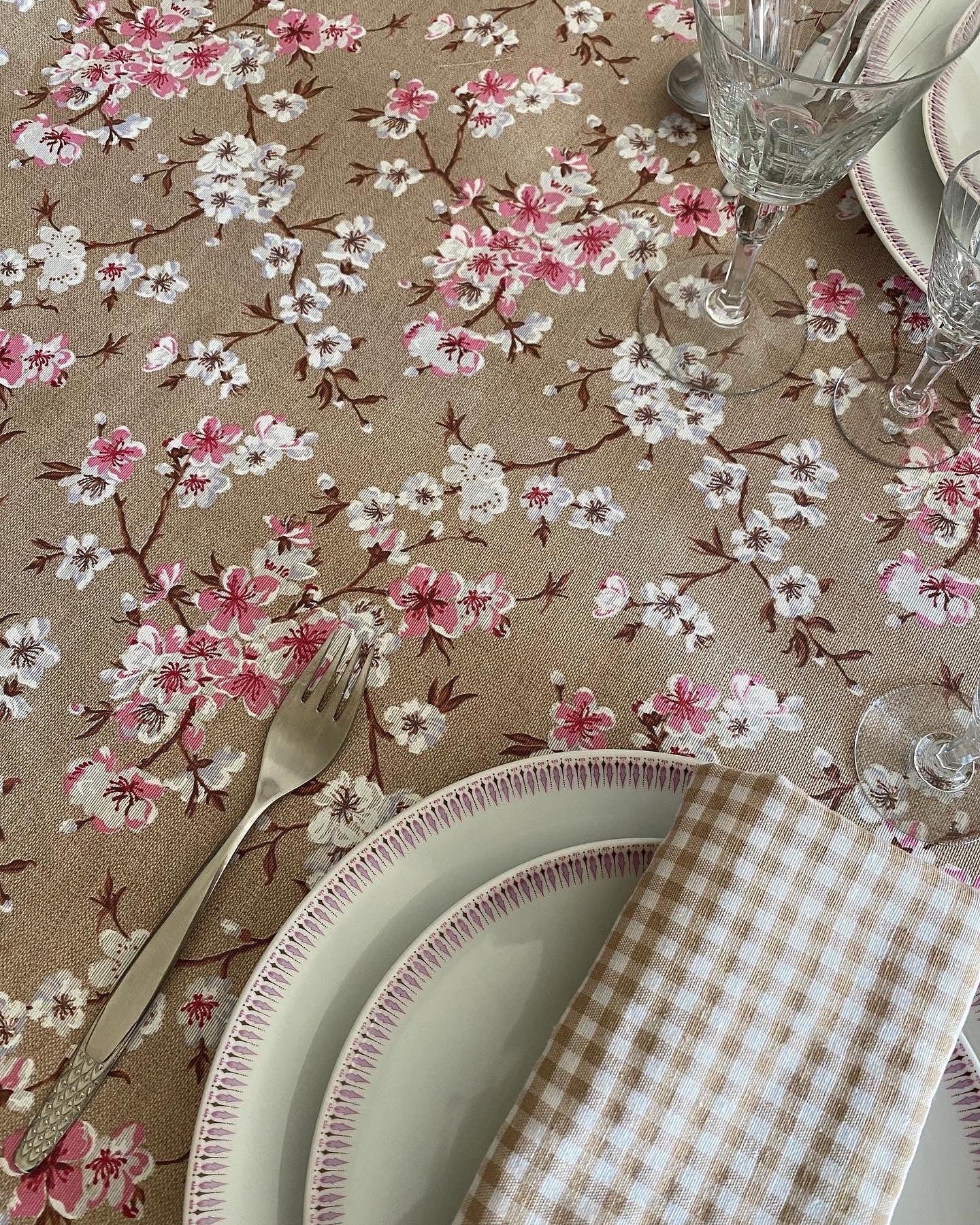 PACK SERVILLETAS VICHY BEIGE