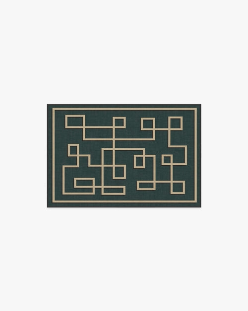 Jonathan Adler Athens Teal Green Tufted Rug