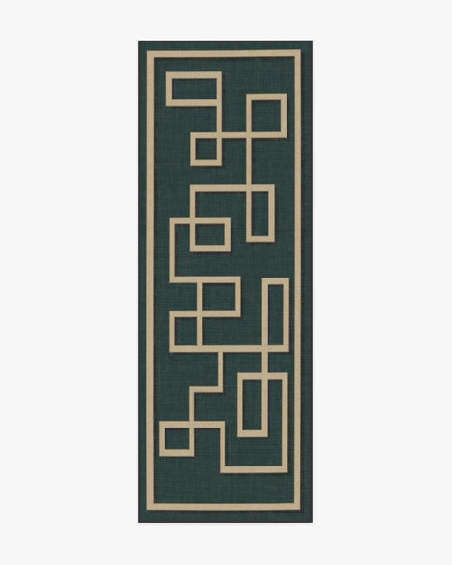 Jonathan Adler Athens Teal Green Tufted Rug