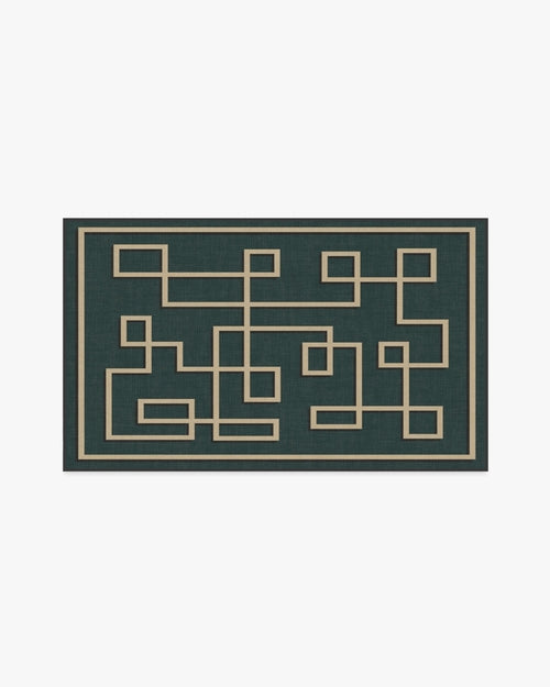 Jonathan Adler Athens Teal Green Tufted Rug