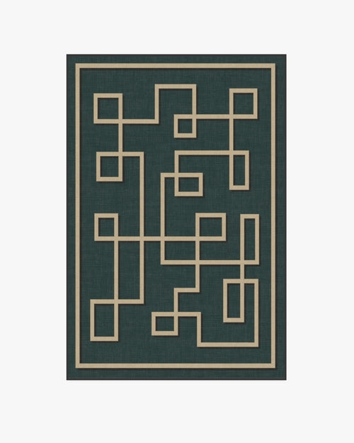 Jonathan Adler Athens Teal Green Tufted Rug