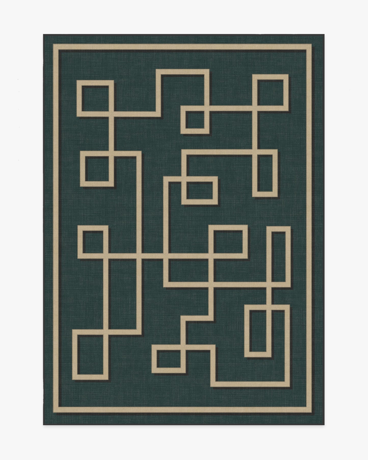 Jonathan Adler Athens Teal Green Tufted Rug