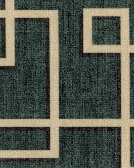Jonathan Adler Athens Teal Green Tufted Rug