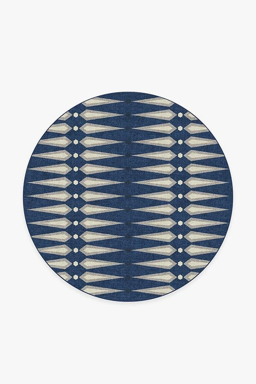 Jonathan Adler Carnaby Admiral Blue Tufted Rug