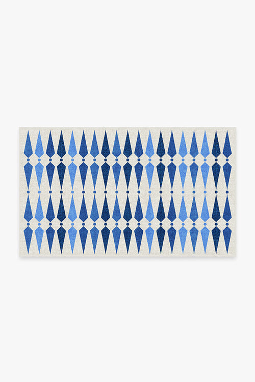 Jonathan Adler Carnaby Mykonos Blue Tufted Rug