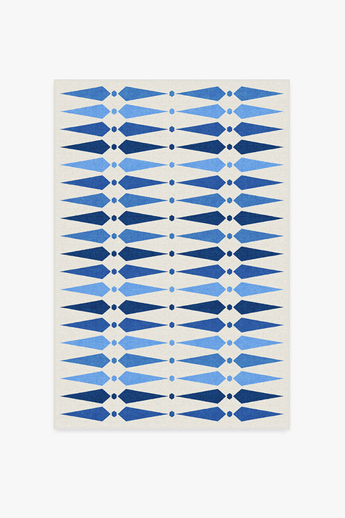 Jonathan Adler Carnaby Mykonos Blue Tufted Rug