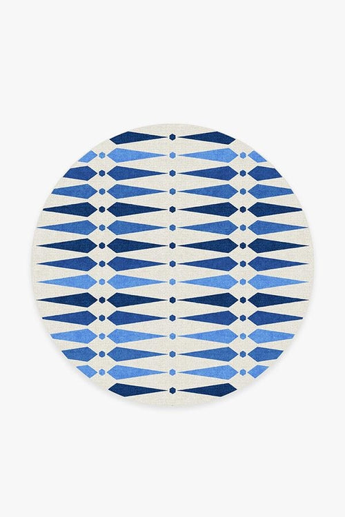 Jonathan Adler Carnaby Mykonos Blue Tufted Rug