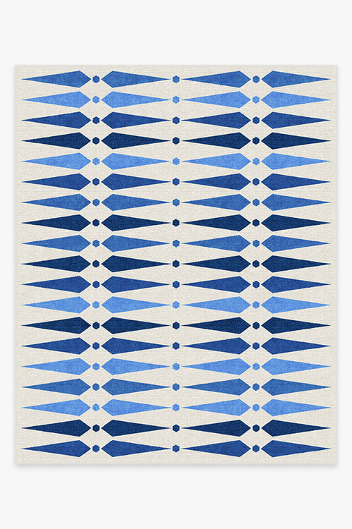 Jonathan Adler Carnaby Mykonos Blue Tufted Rug