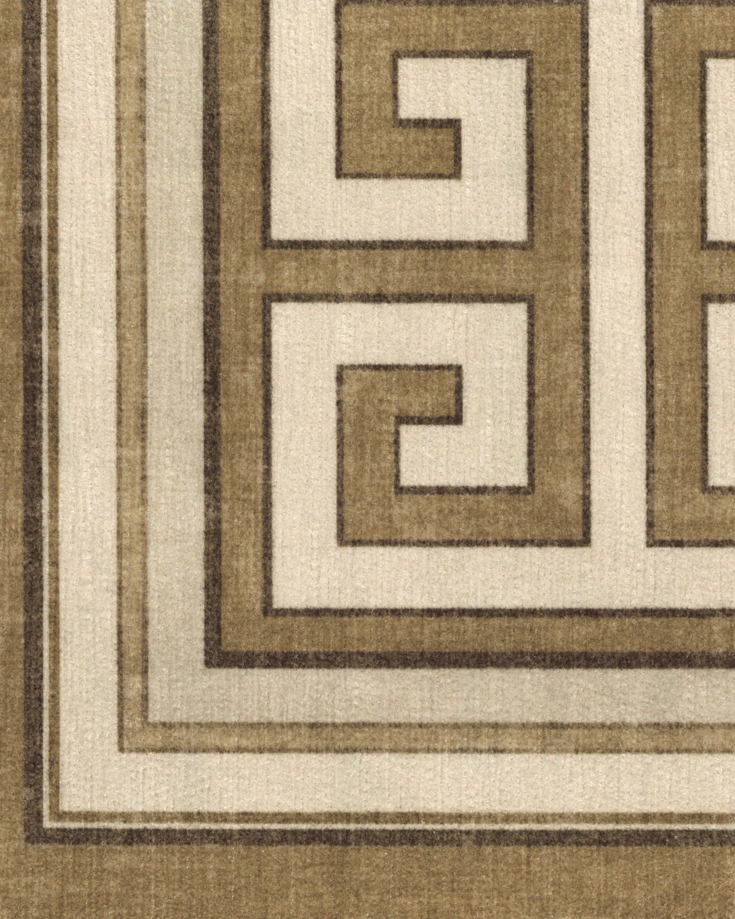 Jonathan Adler Greek Key Natural Gold Tufted Rug