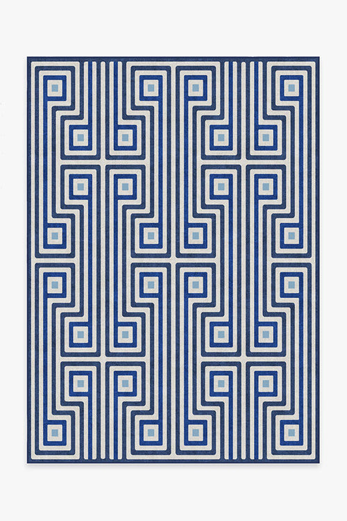 Jonathan Adler Greenwich Blue Tufted Rug