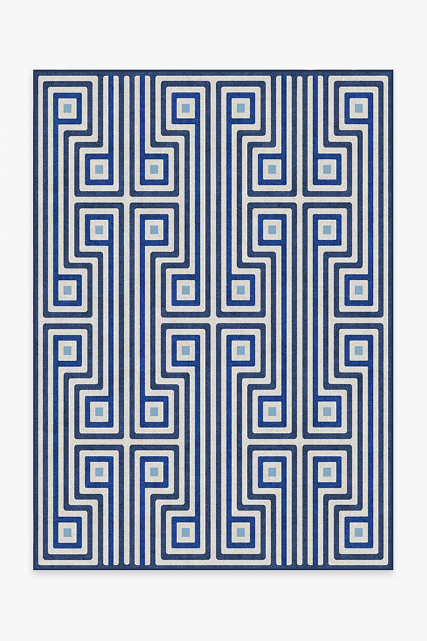 Jonathan Adler Greenwich Blue Tufted Rug