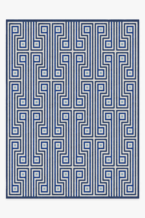 Jonathan Adler Greenwich Blue Tufted Rug