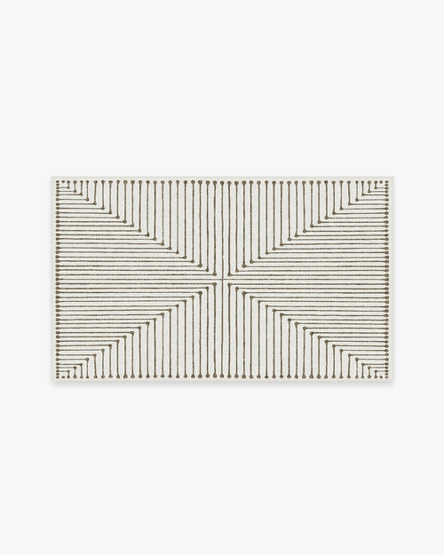 Jonathan Adler Inkdrop Camel & Ivory Tufted Rug