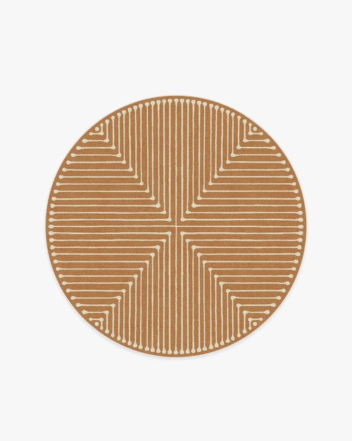 Jonathan Adler Inkdrop Copper Tufted Rug