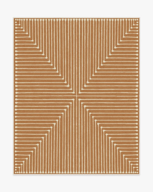 Jonathan Adler Inkdrop Copper Tufted Rug