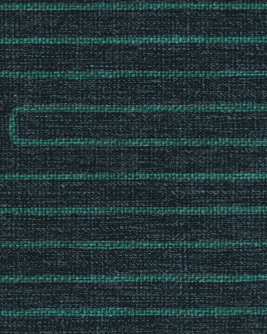 Jonathan Adler Labyrinth Navy & Teal Tufted Rug