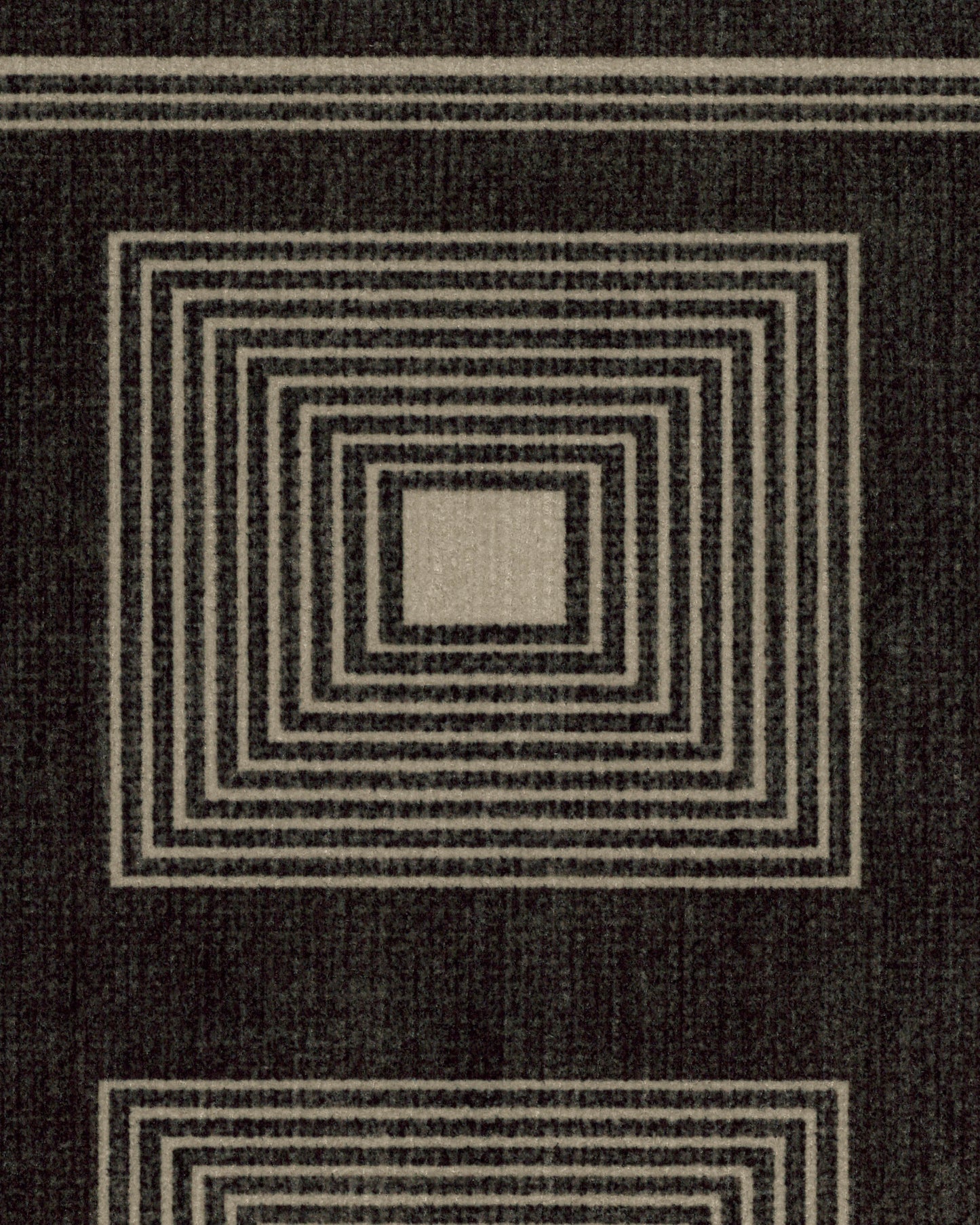 Jonathan Adler Matrix Black & Ivory Tufted Rug