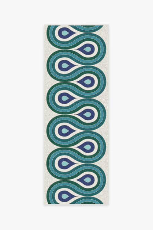 Jonathan Adler Milano Peacock Tufted Rug